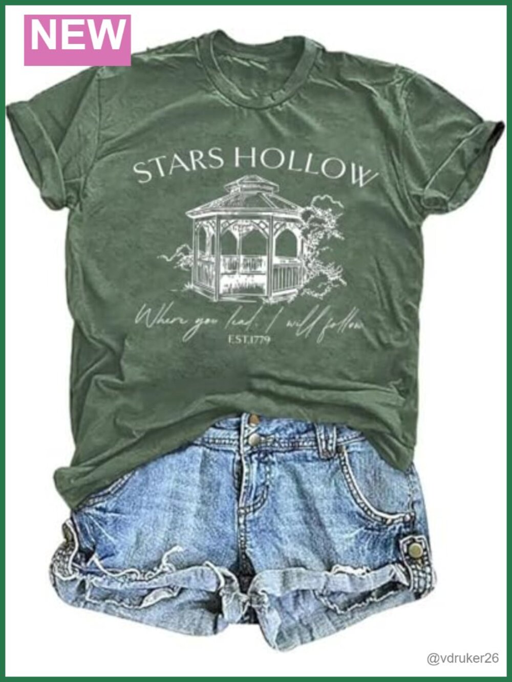 Stars Hollow Graphic Tee Womens Soft Breathable Crew Neck Short Sleeve